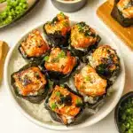 Baked Salmon Sushi Cups