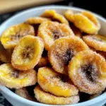 Cinnamon-Sugar Air Fryer Banana Chips