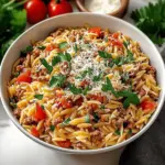 Ground Turkey Orzo