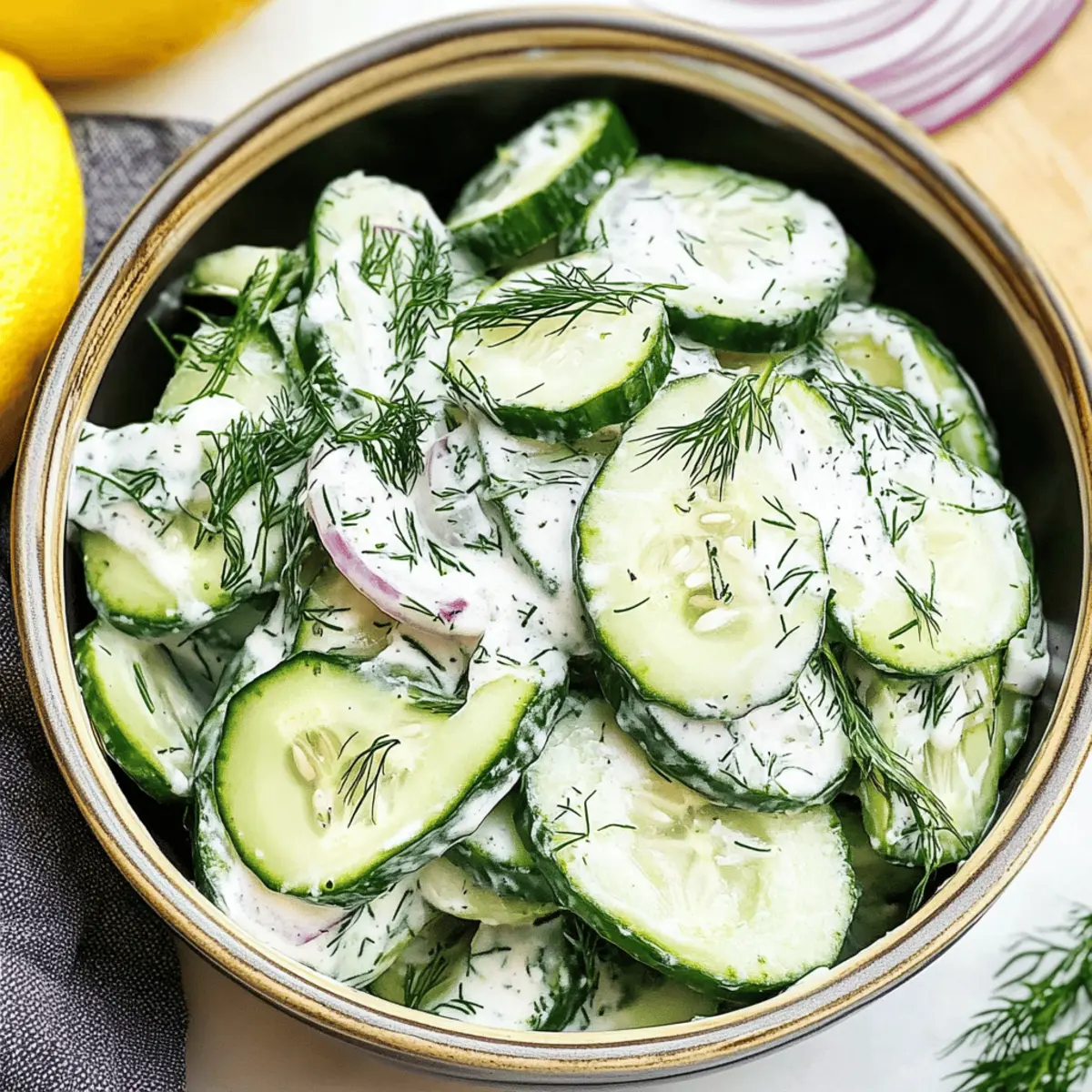 Cucumber Dill Salad