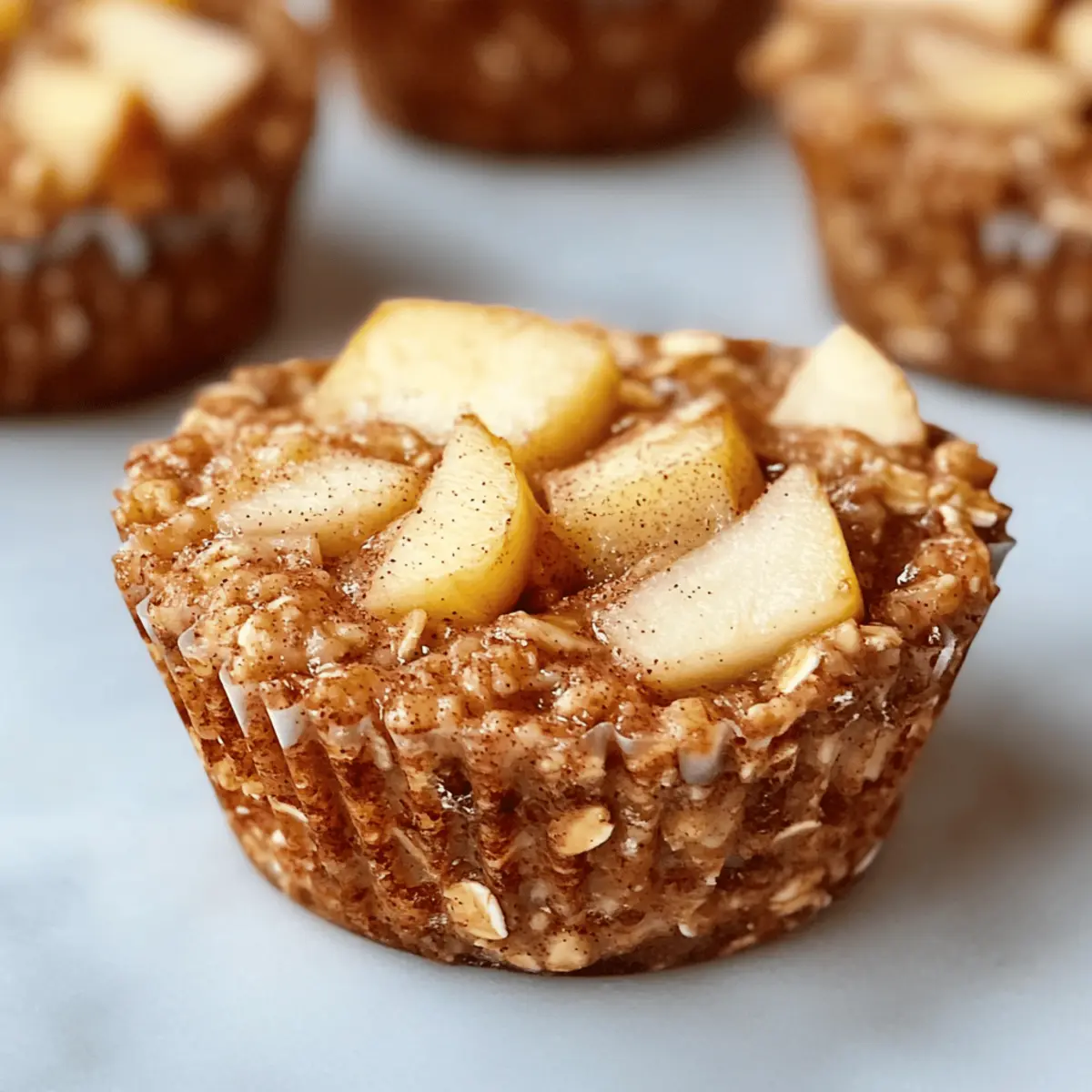 Apple Cinnamon Oatmeal Cups