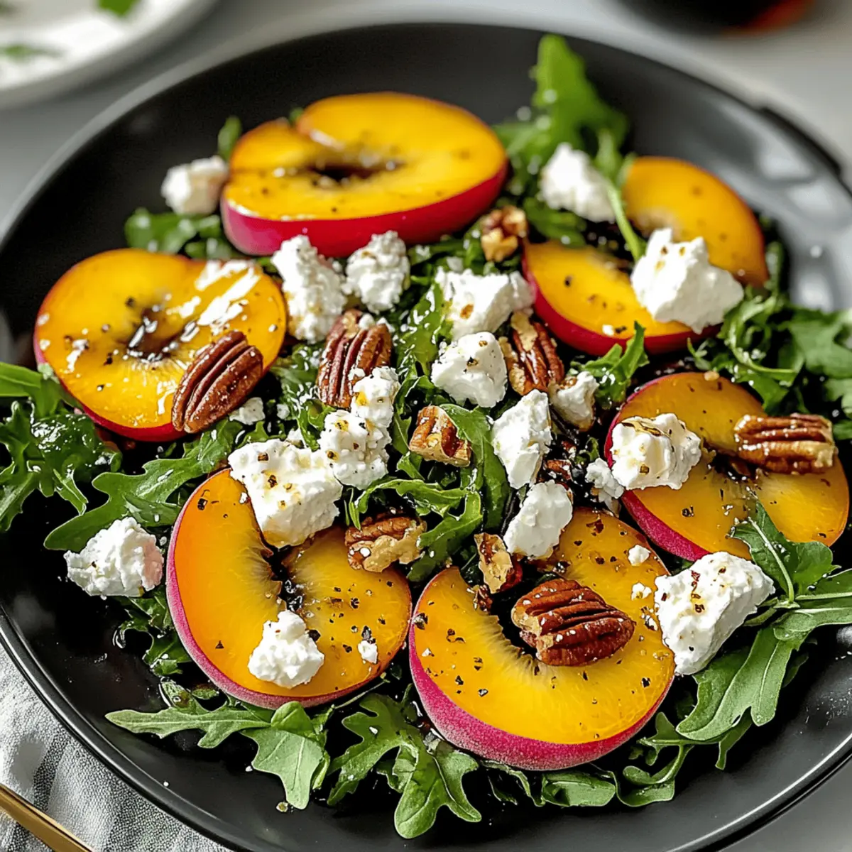 Peach Feta Salad