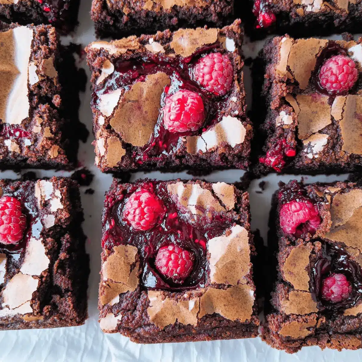 Raspberry Brownies