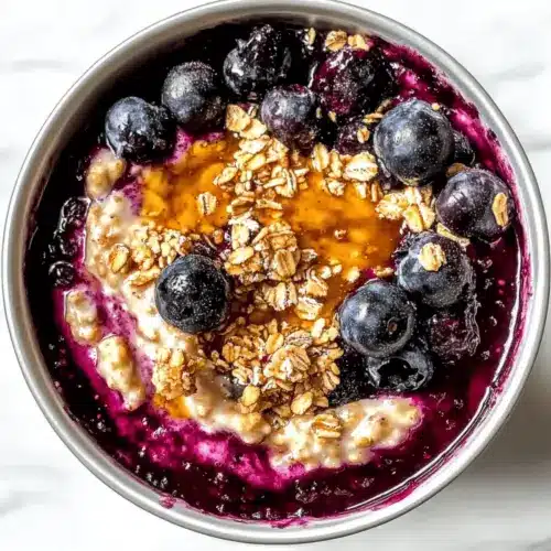 Blueberry Pie Overnight Oats