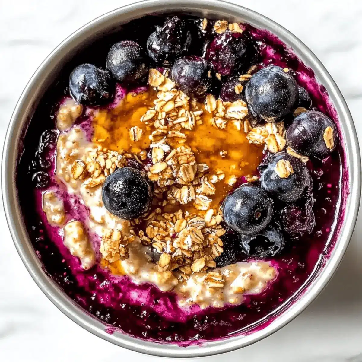 Blueberry Pie Overnight Oats