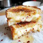 Goat Cheese Grilled Cheese with Honey & Spice