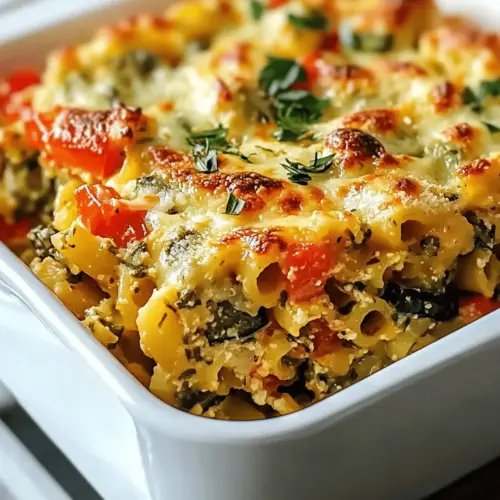 Mediterranean Vegetable Pasta Bake