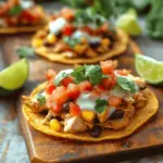 Mexican Rotisserie Chicken Tostadas