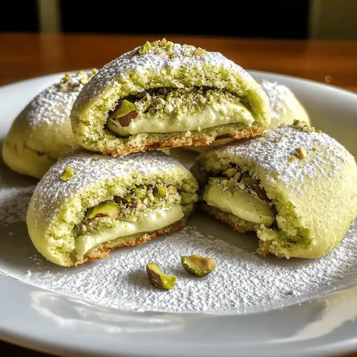 Pistachio Cream Cookies
