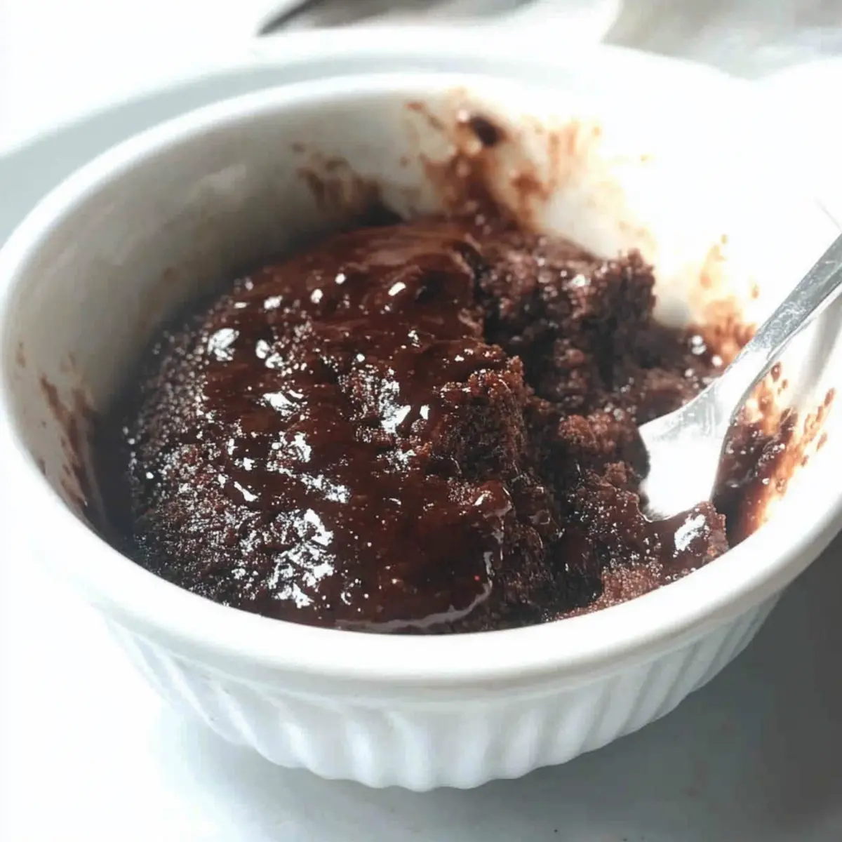 Microwave Self Saucing Chocolate Pudding