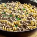 Ground Beef Stroganoff