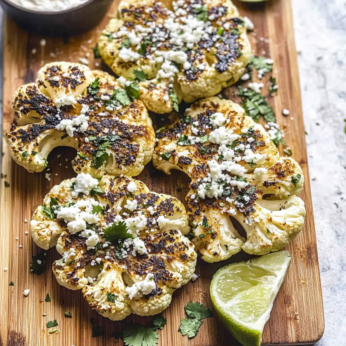 Mexican Street Cauliflower (Elote)