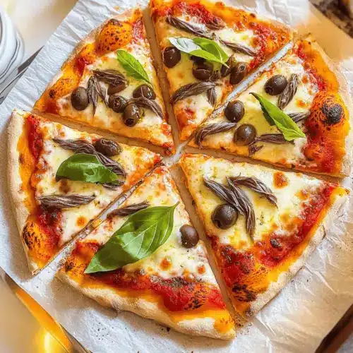 Anchovy Pizza (Marseille Style)