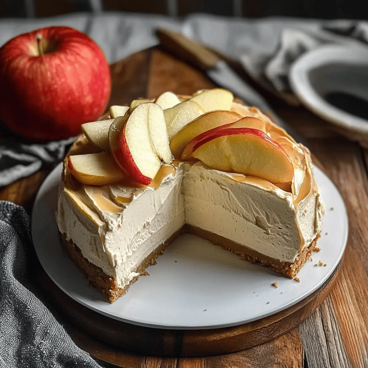 Apple Cider Cheesecake