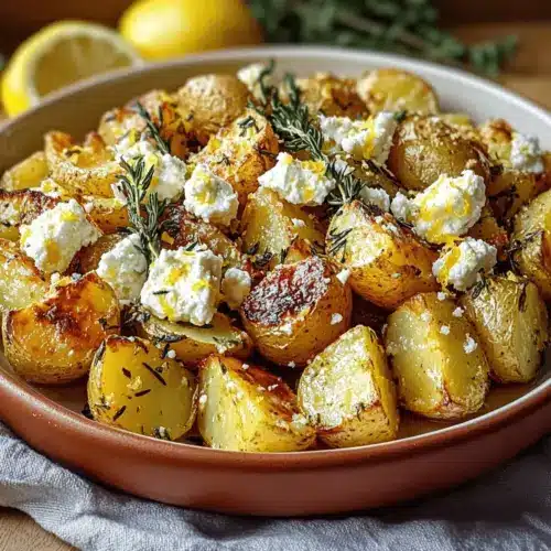 Baked Feta Potatoes with Lemon