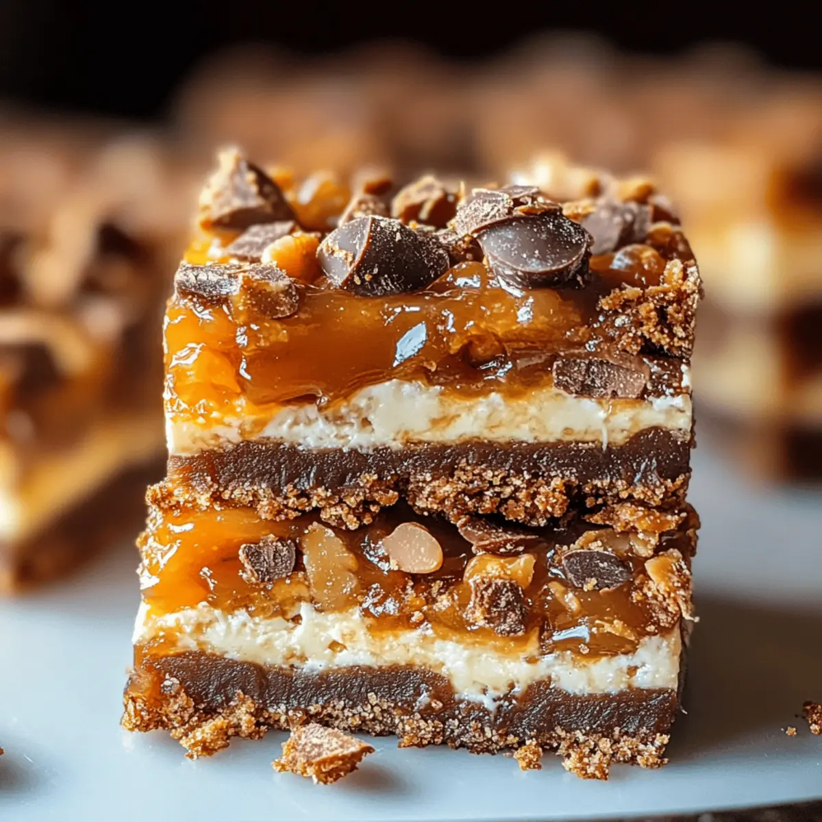 Butterfinger Caramel Bars