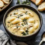 Creamy Garlic Chicken Gnocchi Soup