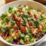 Crunchy Sesame Chicken Cabbage Salad