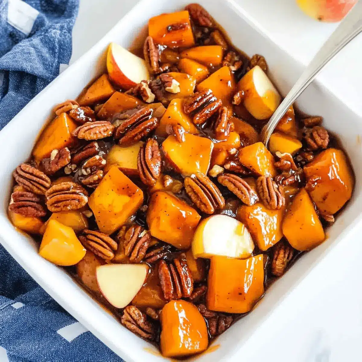 Glazed Sweet Potatoes With Apples