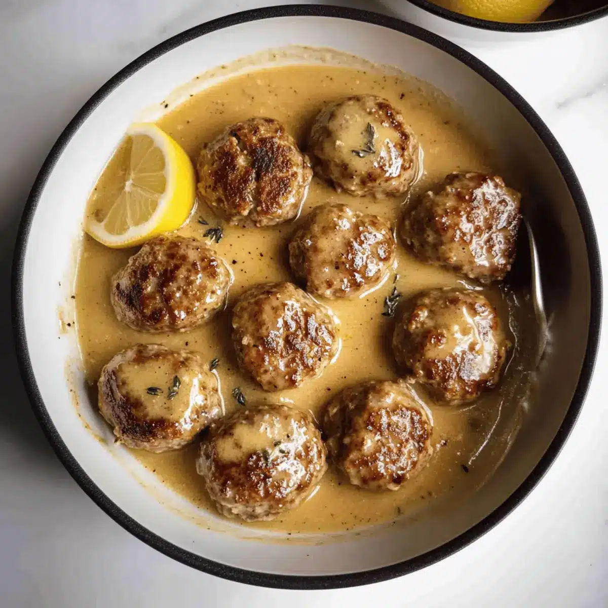 Meatballs In Lemon Sauce (Greek Keftedes)