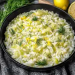 Prasorizo (Greek Leeks with Rice)
