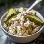 Savory Dill Pickle Chicken Salad