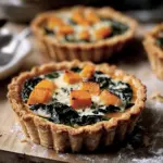 Pumpkin, Spinach & Gorgonzola Mini Tarts