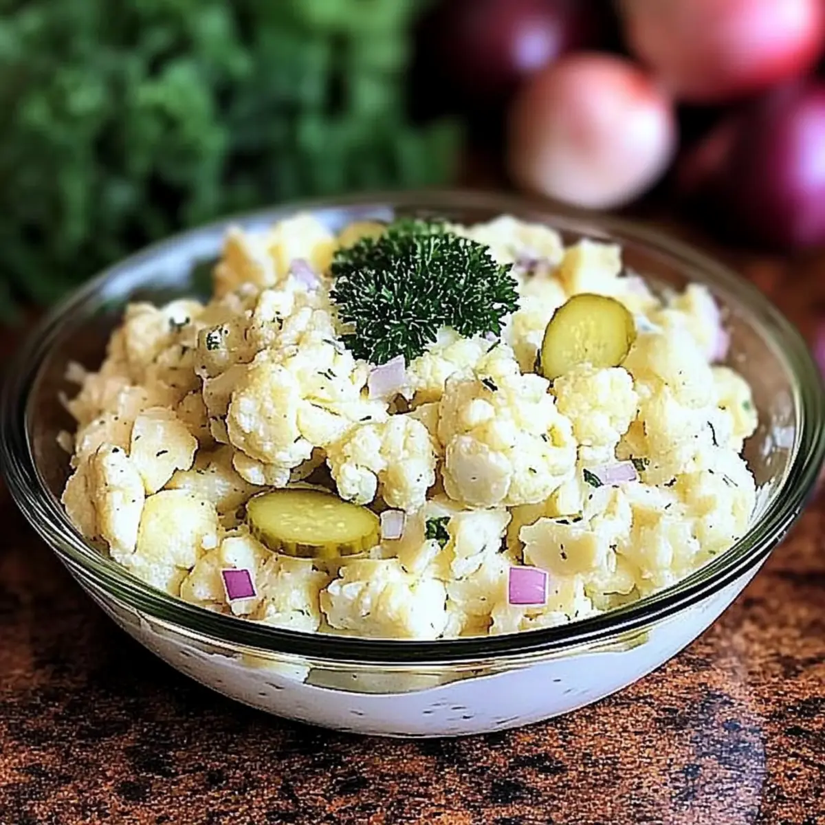 Cauliflower Mock 'Potato' Salad