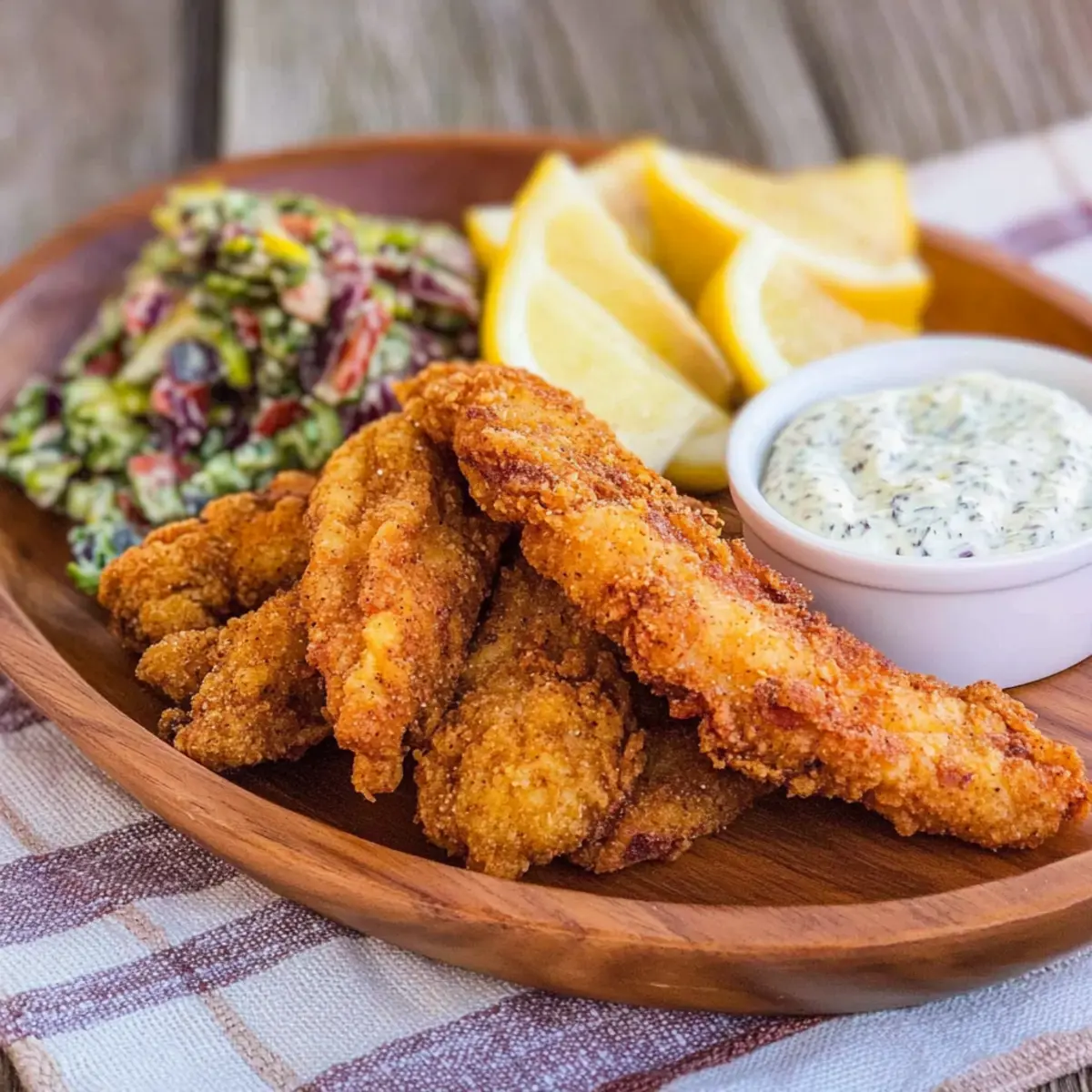 picy Cajun Fried Catfish
