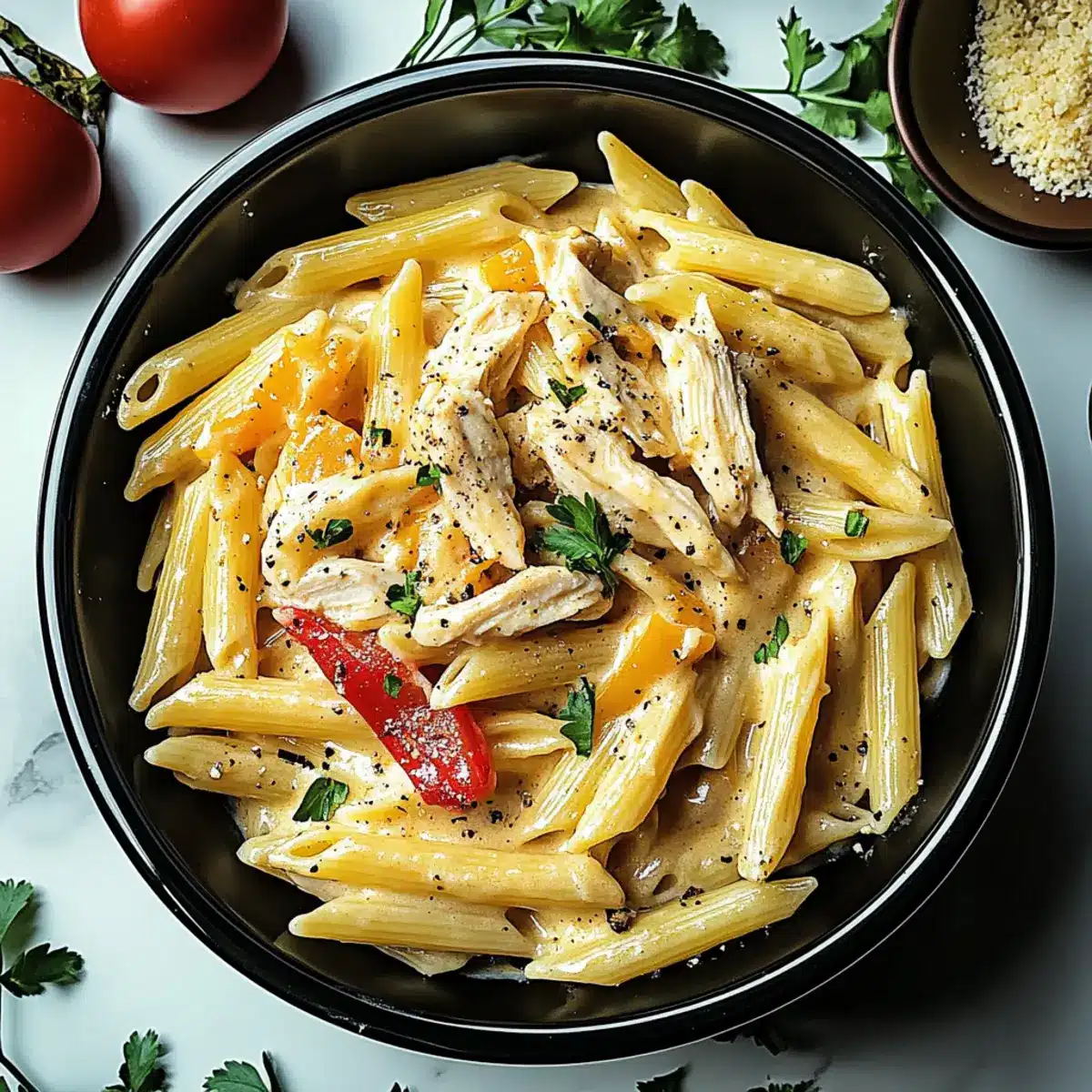 Crock Pot Creamy Cajun Chicken Pasta