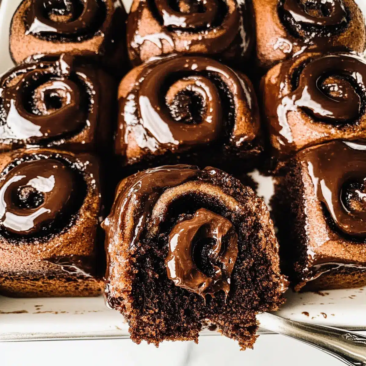 Chocolate Cinnamon Rolls