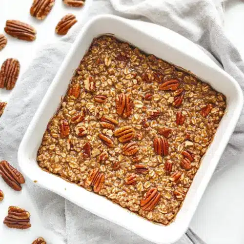 Pecan Pie Baked Oatmeal