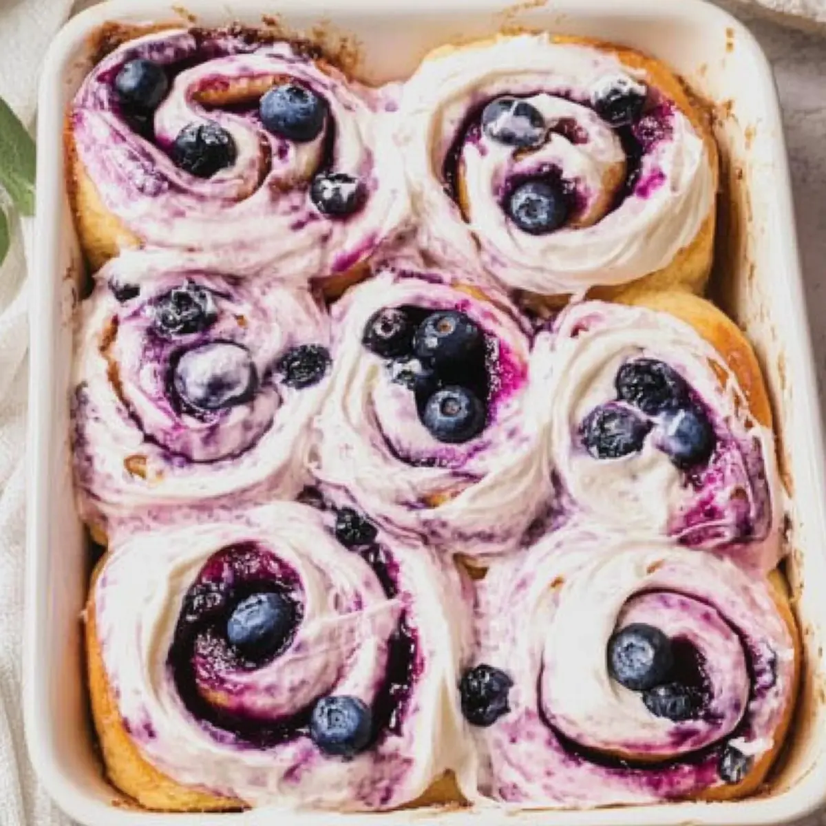 Blueberry Cinnamon Rolls