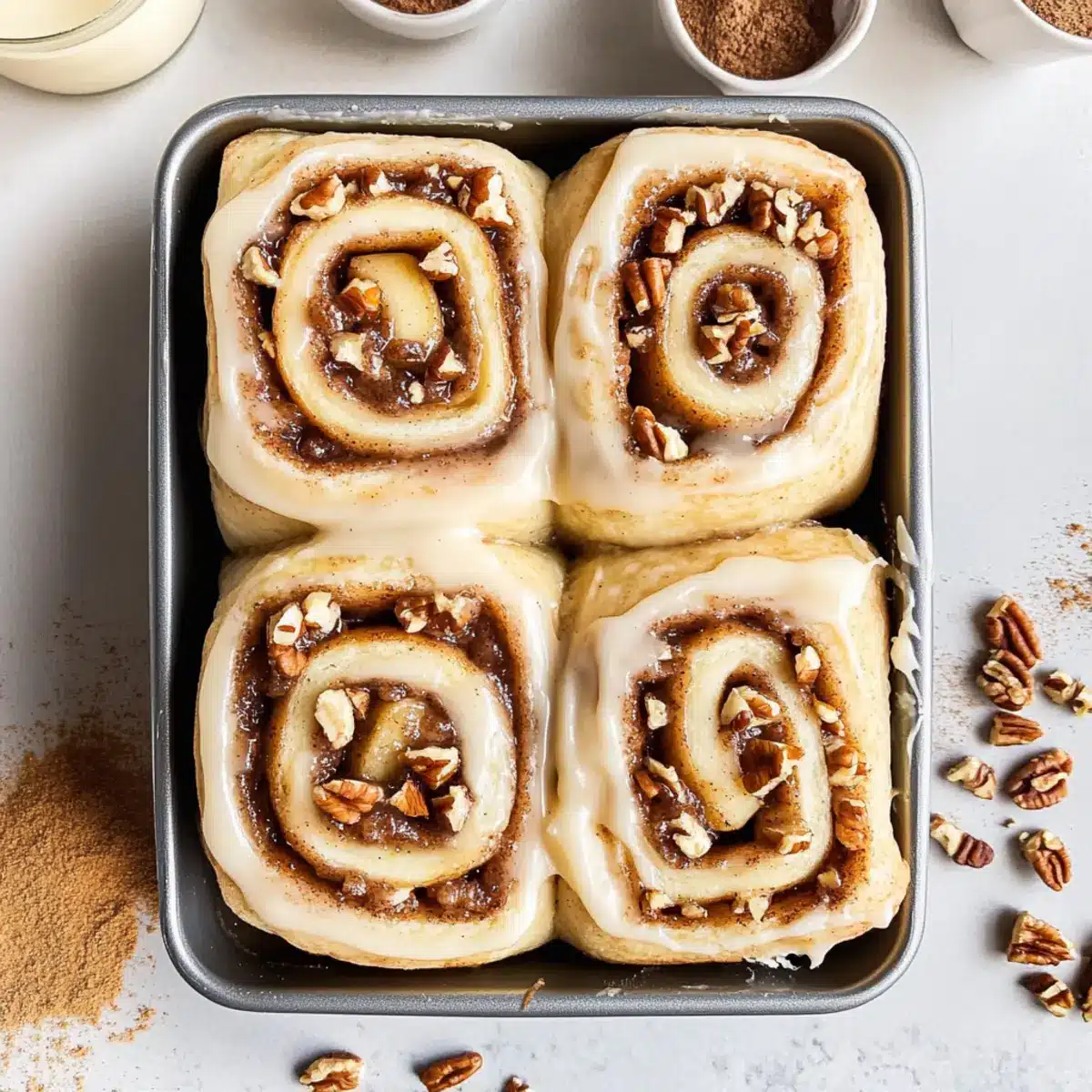 Soft-Baked Apple Cinnamon Rolls