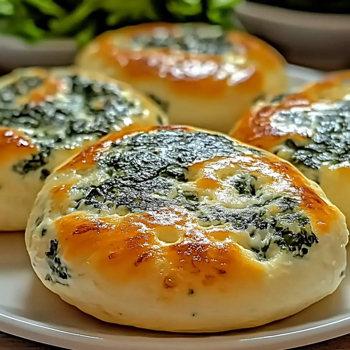 Easy Spinach Cottage Cheese Flagels