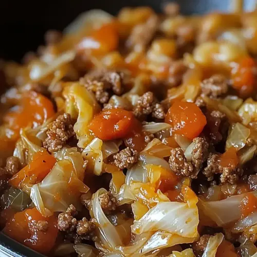Cabbage and Ground Beef