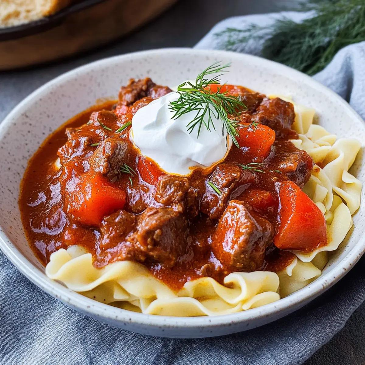 Beef Paprikash