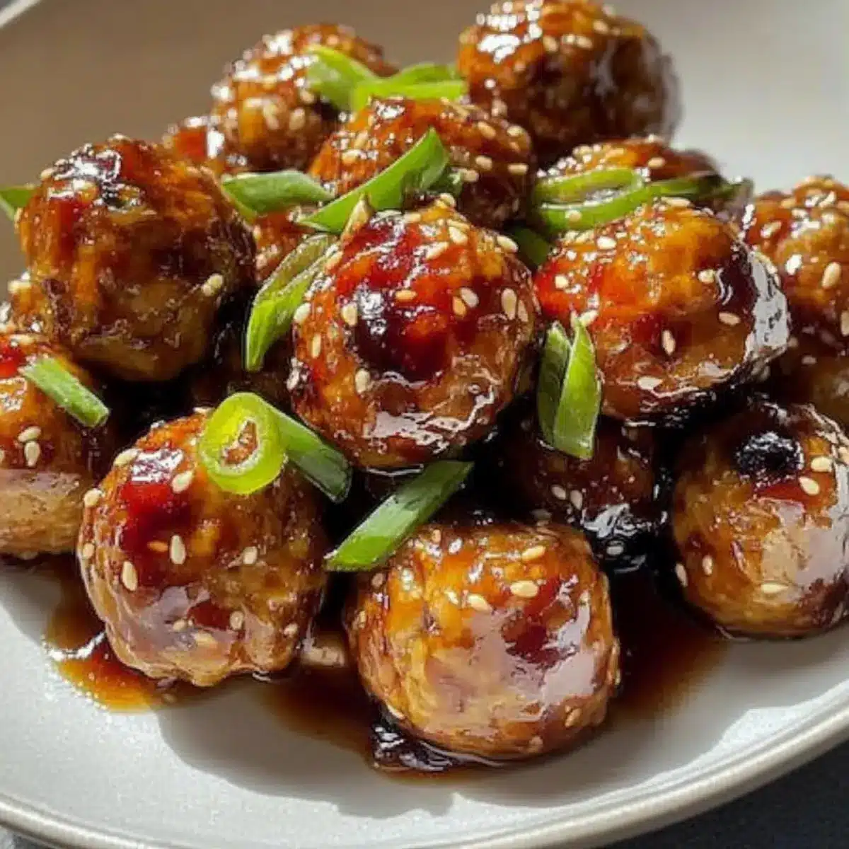 Soy Garlic Tofu Balls