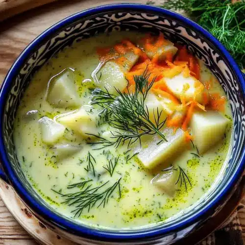 Creamy Potato & Dill Soup