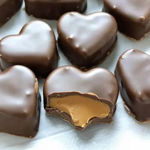 Chocolate Peanut Butter Valentine’s Heart