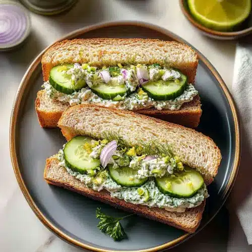 Cucumber Salad Sandwiches