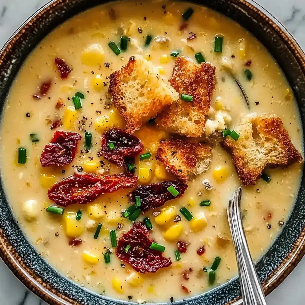 Sun Dried Tomato Corn Chowder