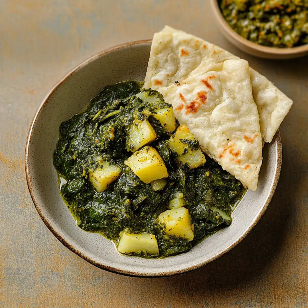 Spinach and Potato Curry