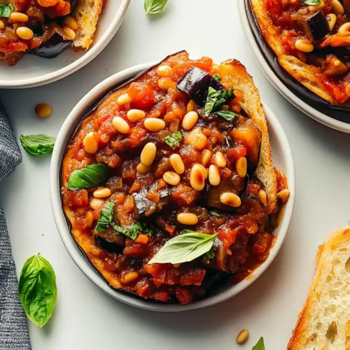 White Bean Eggplant Caponata