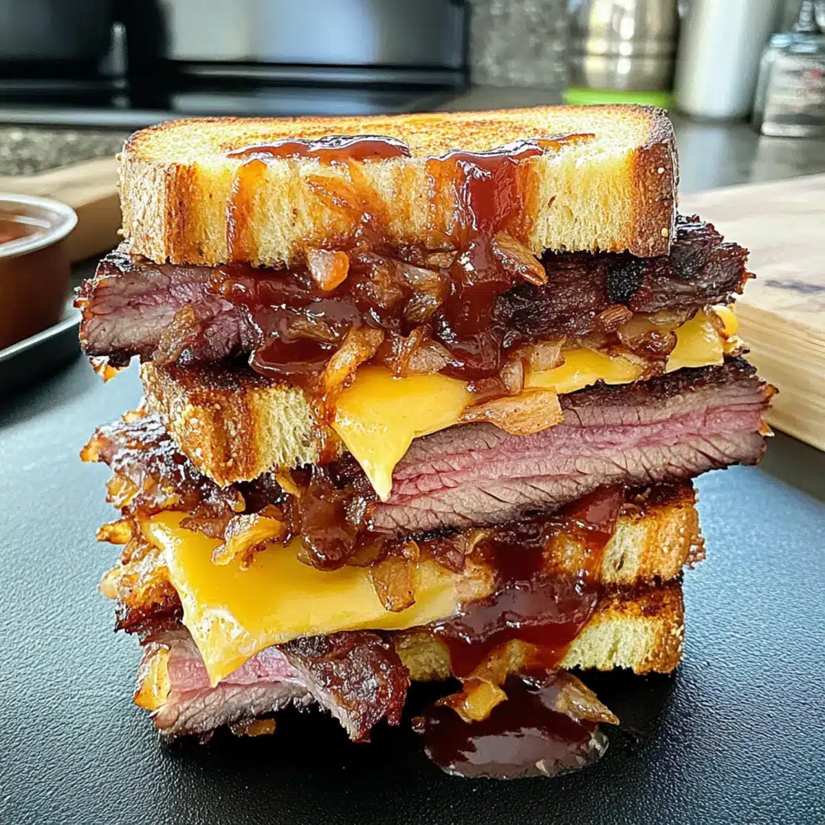 BBQ Brisket Melts