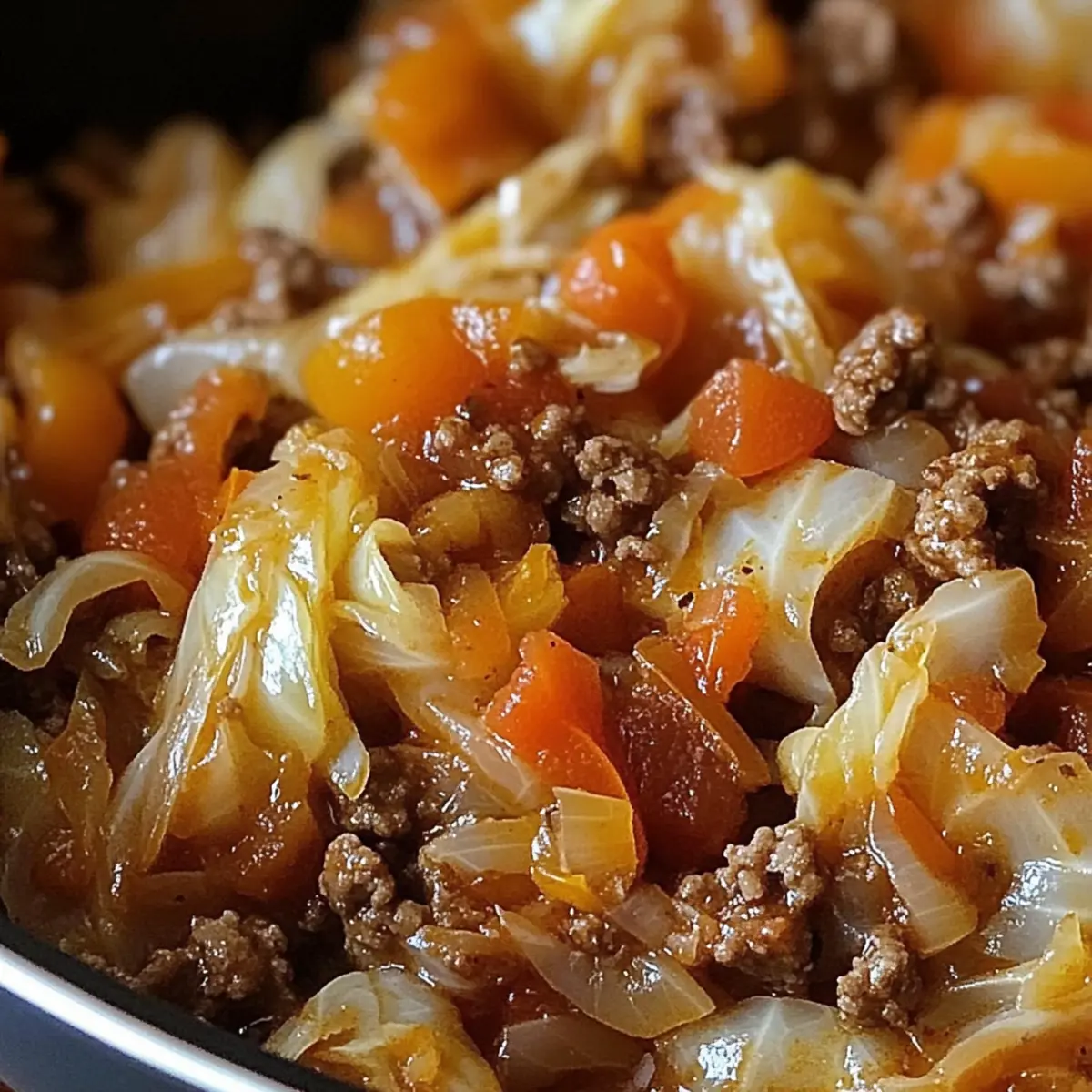 Cabbage and Ground Beef