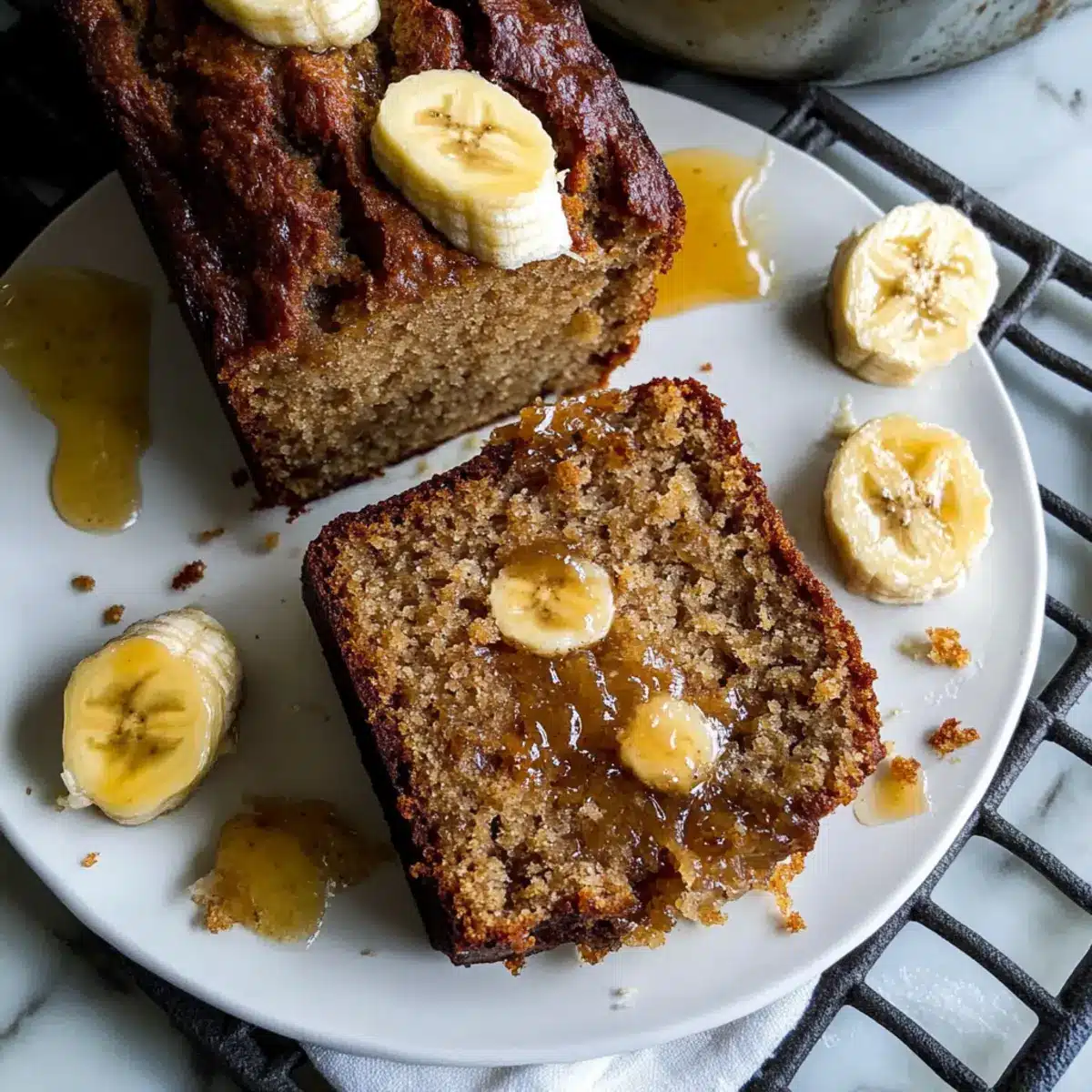 Brown Butter Caramelized Banana Bread