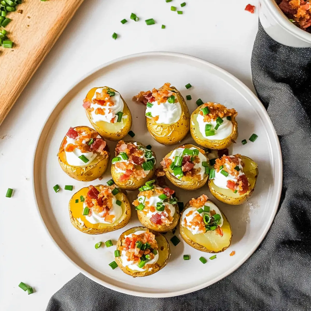 Mini Baked Potatoes