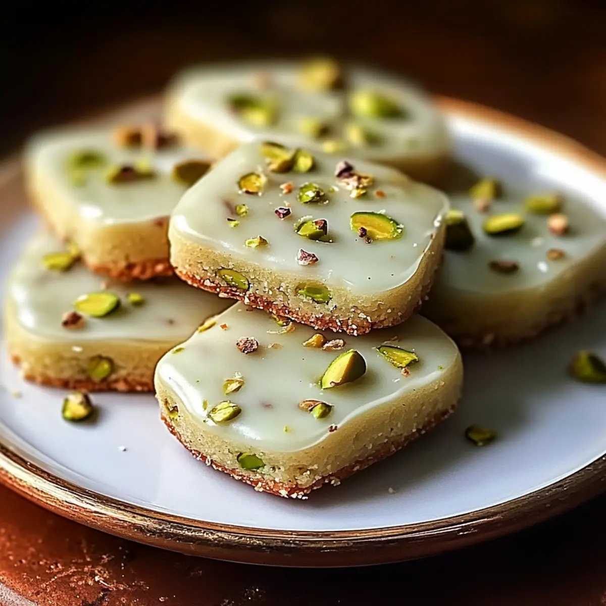 Delicious Pistachio Shortbread Cookies