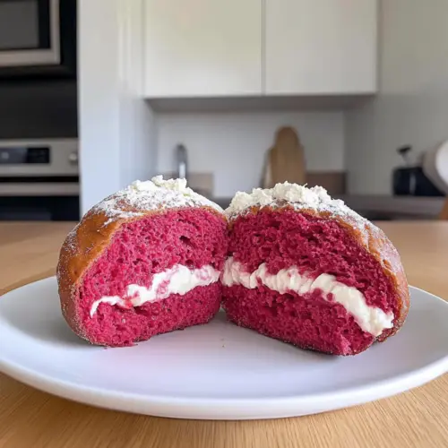 Raspberry Sourdough Bagels